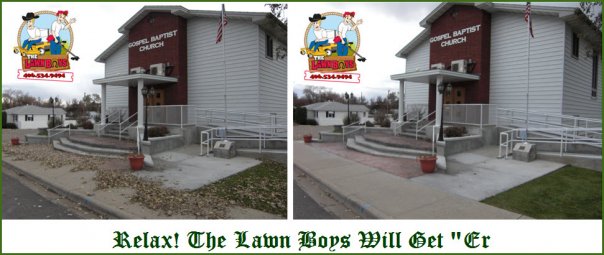 The Lawn Boys Fall Cleanup -