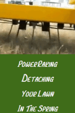 powerraking Power raking and Detaching your Lawn with the Billings Lawn boys