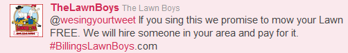 WeSingYourTweets - The Lawn Boys