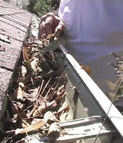 Gutter cleaning service in Billings, Montana by The Lawn Boys
