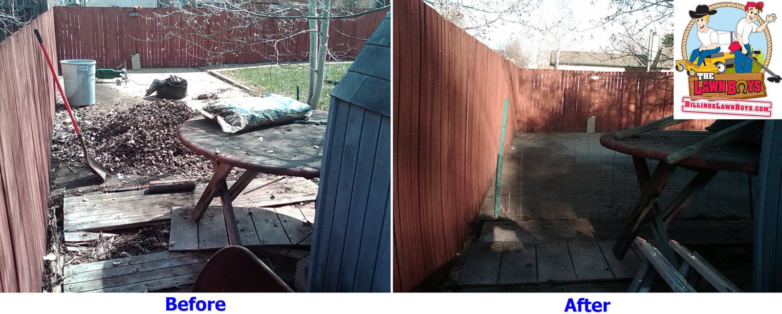 Professional spring cleanup services in Billings Montana